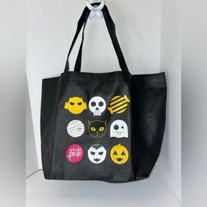 Perfectly Posh Black Halloween Shopping Bag Bat Mummy Ghost Vampire Pumpkin NEW